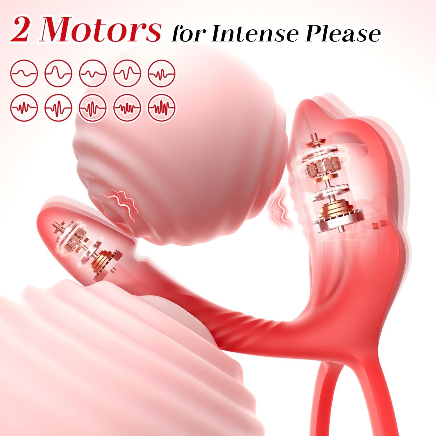 image:imageCouples Sex Toys Wearable Vibrator MOOLIGIRL Rose Toy Vibrating Panties for Women Men 10 Vibration Modes G Spot Vibrater Hands Free Female Adult Toy Clitoral Stimulator Cock Ring Penis Sleevered vibrator
