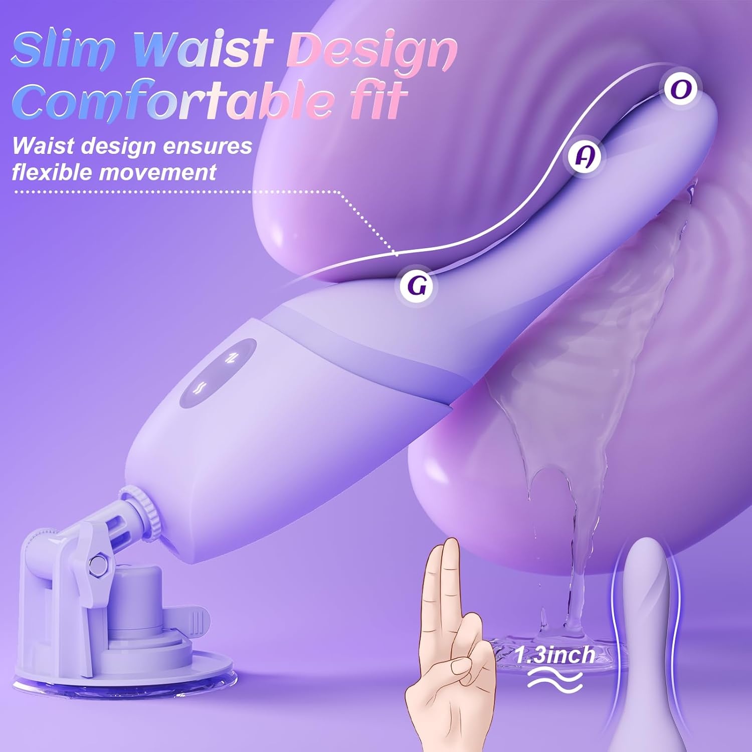 image:imageThrusting Vibrator Adult Sex Toys for Women 5IN1 Sex Machine with Heating amp 10 Thrusting Vibrating Modes App Control amp Detachable Suction Base G Spot Anal Dildo for Couples Female Men Pleasure