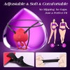 Couples Sex Toys Wearable Vibrator – MOOLIGIRL Vibrating Panties for Women Men with Flexible Bulb ＆ 9 Vibrations Modes G Spot Adult Toy, Clitoral Stimulator BDSM Cock Ring Remote Control(Heart Red)