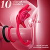 Couples Sex Toys Wearable Vibrator – MOOLIGIRL Vibrating Panties for Women Men with Flexible Bulb ＆ 9 Vibrations Modes G Spot Adult Toy, Clitoral Stimulator BDSM Cock Ring Remote Control(rose pink)