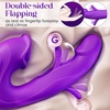 MOOLIGIRL Sucking Vibrator Women Sex Toys – AI Sync Flapping G Spot Vibrator Dildo with 7 Suction & Vibration Modes for Clitoral Nipple Stimulation, App Control Couples Thrusting Adult Toys & Games