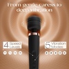MOOLIGIRL Vibrator Wand, Adult Toy App Control, Powerful Quiet Motor, Sex Toys Women 4 Speeds & 5 Vibration Patterns, Cordless & Waterproof Wand Massager for Solo & Couple