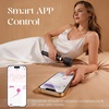 MOOLIGIRL Vibrator Wand, Adult Toy App Control, Powerful Quiet Motor, Sex Toys Women 4 Speeds & 5 Vibration Patterns, Cordless & Waterproof Wand Massager for Solo & Couple