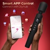 MOOLIGIRL Vibrator Wand Kits, Sex Toys for Women – 3 Silicone Attachments for Clitoral G Spot Vibrators, Nipple Toy, LCD Display, App Control, 10 Patterns, 4 Speeds, Adult Toys for Solo & Couples(Black)