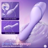 Thrusting Vibrator Adult Sex Toys for Women – 5IN1 Sex Machine with Heating & 10 Thrusting Vibrating Modes, App Control & Detachable Suction Base, G Spot Anal Dildo for Couples Female Men Pleasure