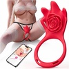 Couples Sex Toys Wearable Vibrator – MOOLIGIRL Vibrating Panties for Women Men with Flexible Bulb ＆ 9 Vibrations Modes G Spot Adult Toy, Clitoral Stimulator BDSM Cock Ring Remote Control(rose pink)