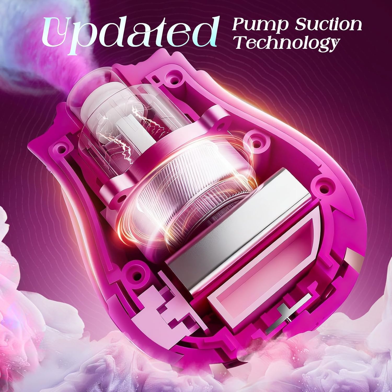 image:imageMOOLIGIRL Rose Toy Sex Toys Vibrator APP Women Adult Toys with 3 Intensity 7 Frequency Sucking amp 10 Vibrating Rose Sex Toy Sucker for Clit Nipple G Spot Vibrators for Female CouplesBright Pink