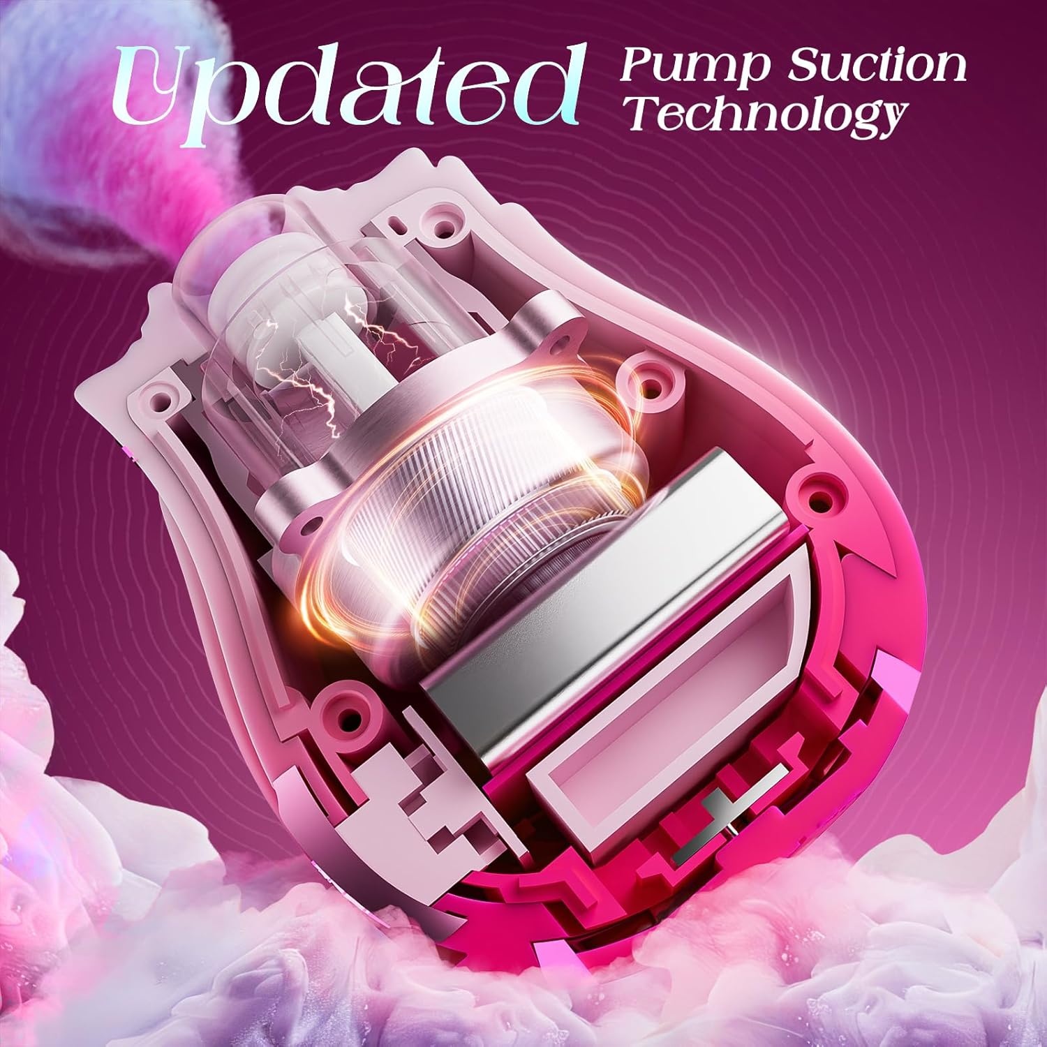 image:imageMOOLIGIRL Rose Toy Sex Toys Vibrator APP Women Adult Toys with 3 Intensity 7 Frequency Sucking amp 10 Vibrating Rose Sex Toy Sucker for Clit Nipple G Spot Vibrators for Female CouplesPink