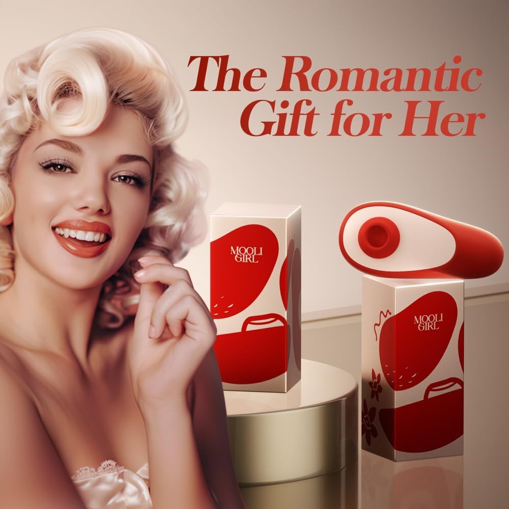 image:imageSucking Vibrator Sex Toys for Women MOOLIGIRL Adult Sex Toy for Female Couples Men Mini Discreet Clitoral Vibrators for Clit Anal 7 Modes Waterproof Nipple Sucker Rose Vibrater Suction Rechargeable