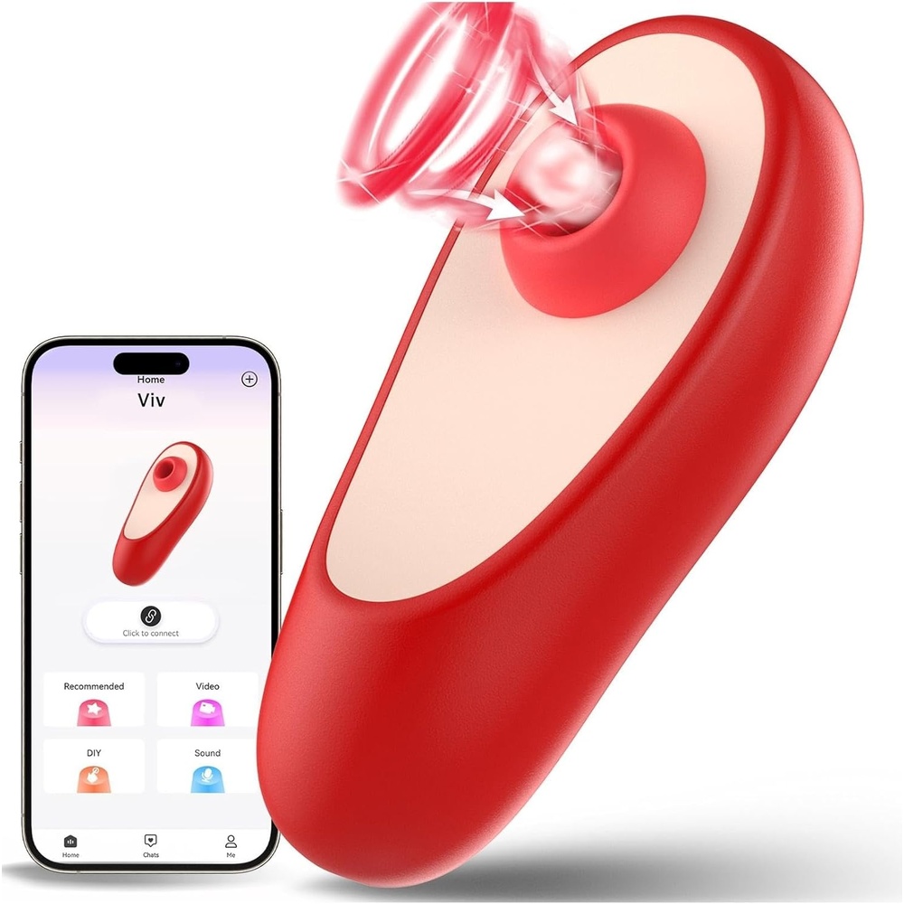 image:imageSucking Vibrator Sex Toys for Women MOOLIGIRL Adult Sex Toy for Female Couples Men Mini Discreet Clitoral Vibrators for Clit Anal 7 Modes Waterproof Nipple Sucker Rose Vibrater Suction Rechargeable