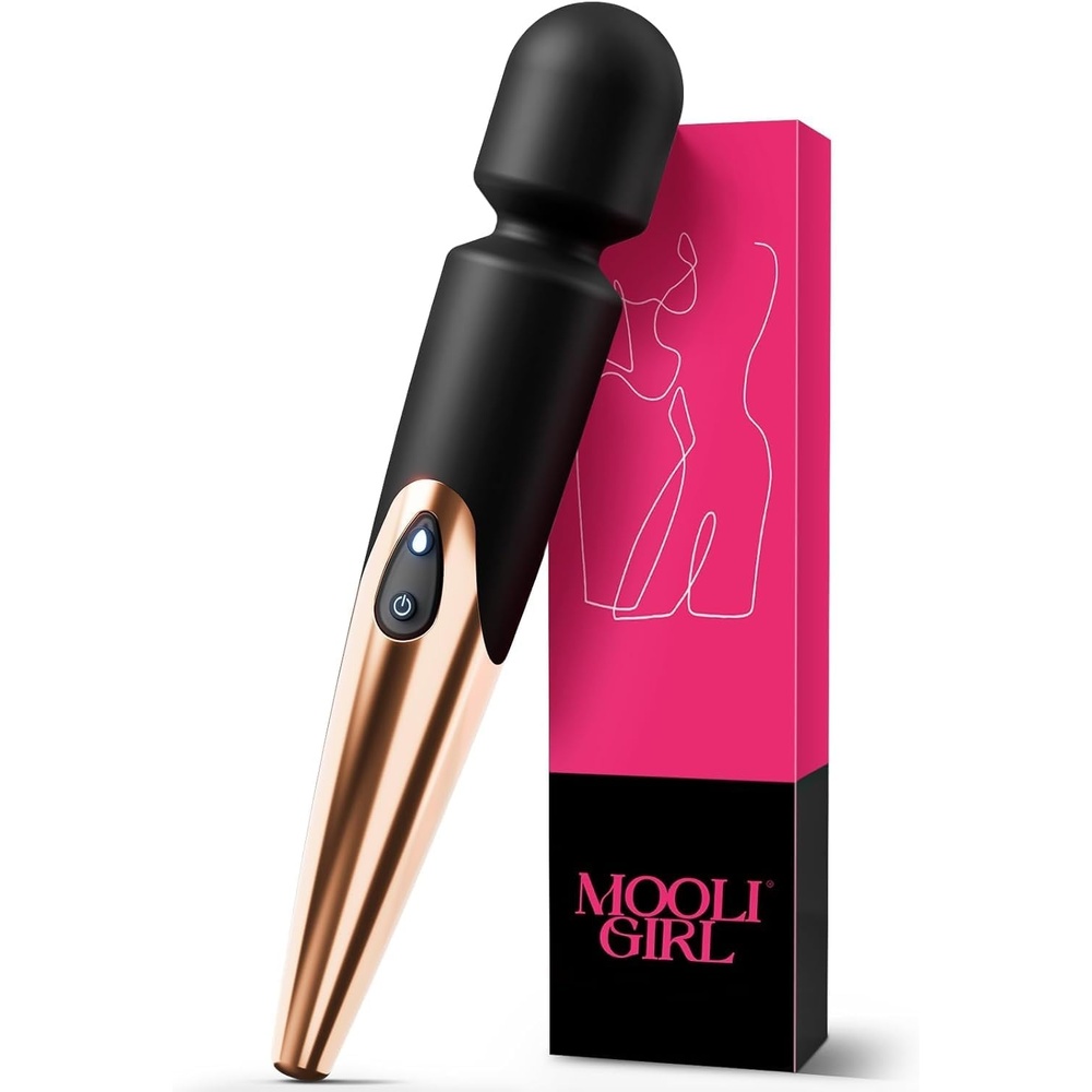 image:imageVibrator Wand MOOLIGIRL Adult Sex Toy FullBody Personal Massager Vibrating Dildo with 10 Powerful Vibration Modes for Clitoral Anal Nipple Women Sex Toy Quiet amp Fully Waterproof