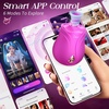 MOOLIGIRL Rose Toy Sex Toys Vibrator – APP Women Adult Toys with 3 Intensity 7 Frequency Sucking & 10 Vibrating, Rose Sex Toy Sucker for Clit Nipple, G Spot Vibrators for Female Couples(Bright Pink)