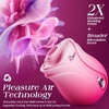 MOOLIGIRL Rose Toy Sex Toys Vibrator – APP Women Adult Toys with 3 Intensity 7 Frequency Sucking & 10 Vibrating, Rose Sex Toy Sucker for Clit Nipple, G Spot Vibrators for Female Couples(Pink)