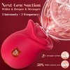 MOOLIGIRL Rose Toy Sex Toys Vibrator – APP Women Adult Toys with 3 Intensity 7 Frequency Sucking & 10 Vibrating, Rose Sex Toy Sucker for Clit Nipple, G Spot Vibrators for Female Couples(Red)