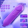 MOOLIGIRL Rose Toy Thrusting Dildo Vibrator, App Control Sucking Adult Sex Toys for Women & Couples, 10 Suction & 10 Thrusting Vibration Modes, Waterproof Sex Toy for Clitoral G-Spot S&M Whips(Royal Purple)