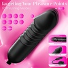 MOOLIGIRL Rose Toy Thrusting Dildo Vibrator, App Control Sucking Adult Sex Toys for Women & Couples, 10 Suction & 10 Thrusting Vibration Modes, Waterproof Sex Toy for Clitoral G-Spot S&M Whips(Olive Black)