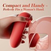 Sucking Vibrator Sex Toys for Women – MOOLIGIRL Adult Sex Toy for Female Couples Men Mini Discreet Clitoral Vibrators for Clit Anal, 7 Modes Waterproof Nipple Sucker Rose Vibrater Suction Rechargeable